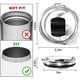 thumbnail image 5 of Perfect Fit Magnetic Tumbler Lid for Yeti, Ozark Trail, and More - 2 Pack (Black), 5 of 5