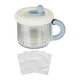 thumbnail image 2 of Filador de yogurt griego, gadget de cocina casero de yogurt fabricante con un separador de suero de malla fina para yogures de cocina queso Azul, 2 of 10