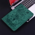 thumbnail image 7 of Case for Samsung Galaxy Tab S9+ 【12.4 inch】 , Butterfly & Rose Embossed Magnetic Clasp Stand Premium Multi-Angle Flip PU Leather Case with Stylus Holder Tablet Case,Green,For Galaxy Tab S9+, 7 of 7