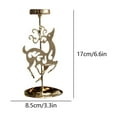 thumbnail image 3 of Fmbmuo Christmas Candle Holder Stand Candle Holder Iron Traditional for Christmas Decorations, 3 of 5
