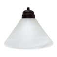 thumbnail image 3 of Lampara de techo LUZ IDEAL Campana 511 Choco Pantalla de Cristal marmol, 3 of 5