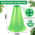 thumbnail image 4 of Reusable Garden Cloches - Protect from Birds/Frost - Create Greenhouse Effect, Easy Secure - for Vegetables, Flowers, Outdoor Gardens, 4 of 7