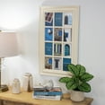 thumbnail image 3 of Northlight Weathered Windowpane Collage Picture Frame - for 4" x 6" Photos - 29" - Cream, 3 of 7