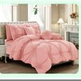 thumbnail image 3 of BlissfulSun 10-Piece Comforter Set - Luxurious Soft Cozy Bedding with Storage Pockets - Silky Bed Sheet Set - Cal DustyRose, 3 of 4