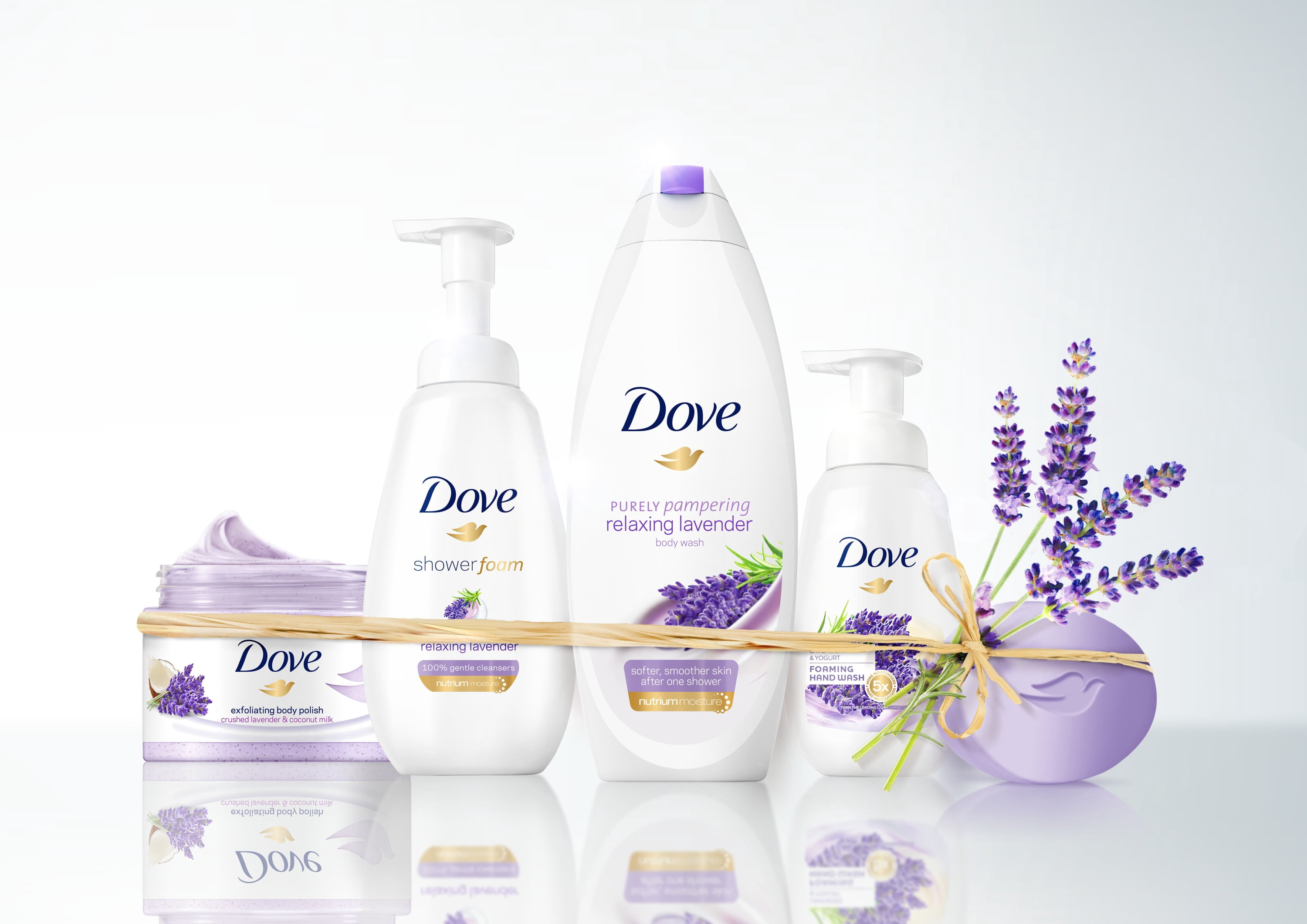 dove body wash lavender