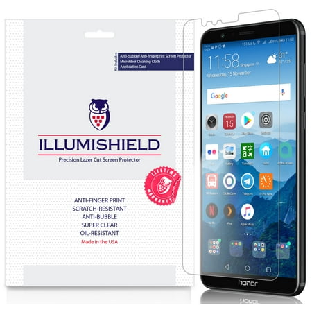 3x iLLumiShield Screen Protector Anti-Bubble for Huawei Honor 7X