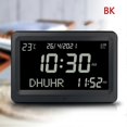 thumbnail image 1 of Faj-113 Automatic Lcd Digital 8 Azan Prayer Sounds Islamic White Clock, 1 of 5