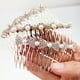 thumbnail image 2 of Exquisito peine de aleación con lazo de perla tachonado de diamantes, peine de moda para Europa y Estados Unidos, 2 of 6
