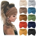 thumbnail image 1 of 10 PCS Women Headbands African Wide Hair Wrap Extra Turban Head Bands for Lady, 1 of 5