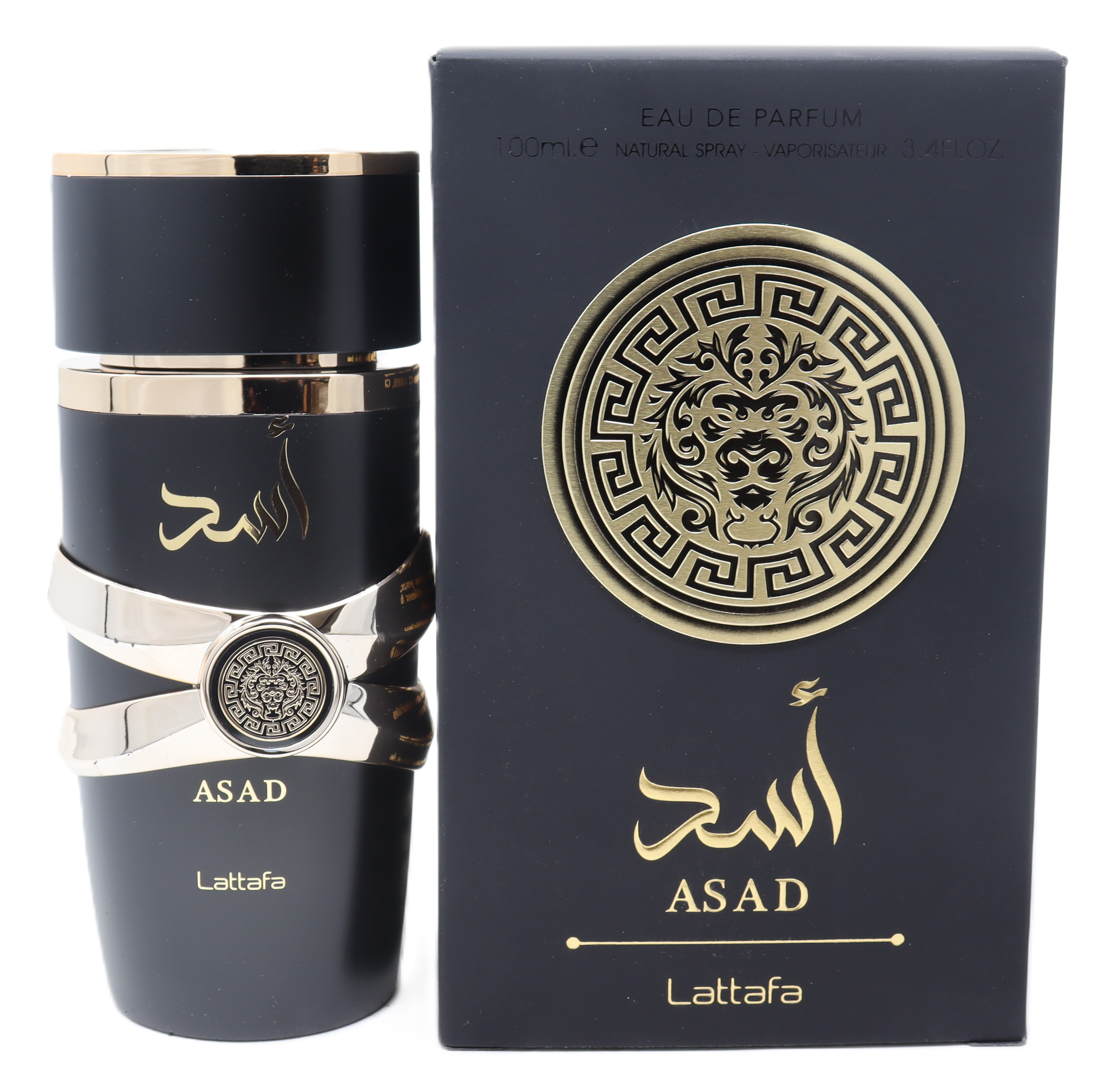 Lattafa Asad Perfume, 3.4 oz EDP Spray, Signature Fragrance