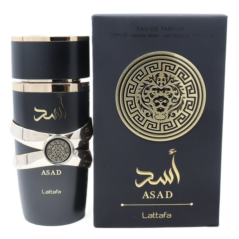 Lattafa Asad Perfume, 3.4 oz EDP Spray, Signature Fragrance