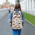 thumbnail image 5 of ALAZA Car Cartoon Vehicles Backpack Elementary School Bag Bookbag Travel Rucksack, 5 of 7