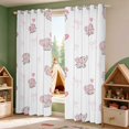 thumbnail image 2 of Erosebridal Elephant Blackout Curtains for Girls, Heart Balloons Curtains Pack of 2 (42x84 Each), 2 of 6