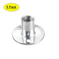 thumbnail image 1 of Unique Bargains 5Pcs M12x40x2.5mm Brad Hole Tee Nut Carbon Steel Base Screw-In T-Nut, 1 of 4