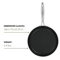 thumbnail image 4 of Fry Pan Scanpan Pro IQ, 26 cm, paquete de 2 utensilios de cocina antiadherentes, 4 of 6