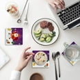 thumbnail image 1 of RYLABLUE Merry Christmas Santa Claus Set of 8 Coaster for Drinks, Absorbent Ceramic Stone Coasters Cup Mat with Cork Base for Home Kitchen Room Coffee Table Bar Decor, 1 of 4