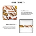 thumbnail image 6 of Tissue Box Cover, Conch Shells Print No.9021 Leather Tissue Box Holder - Tissue Case Facial Paper Organizer for Bathroom, Vanity Countertop, Tabletop, Car, Night Stands,, 6 of 7