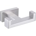 thumbnail image 1 of Gancho doble para toalla, soporte para toalla de baño individual de acero inoxidable SUS304, gancho doble para baño, soporte para barra de toalla montado en la pared, níquel cepillado Excelente Rendimiento, 1 of 5
