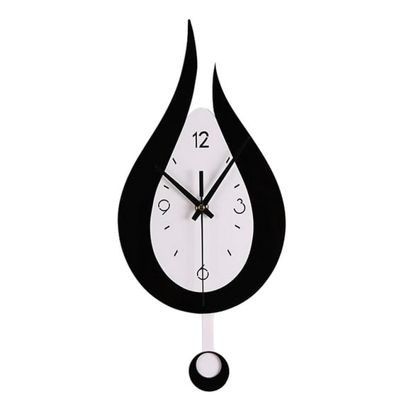 Horloge Murale Pendule, Horloge Murale Décorative en Verre, Horloges Scolaires à Piles, Horloge Murale Décorative pour Salon, Bureau Ou Bureau Noir