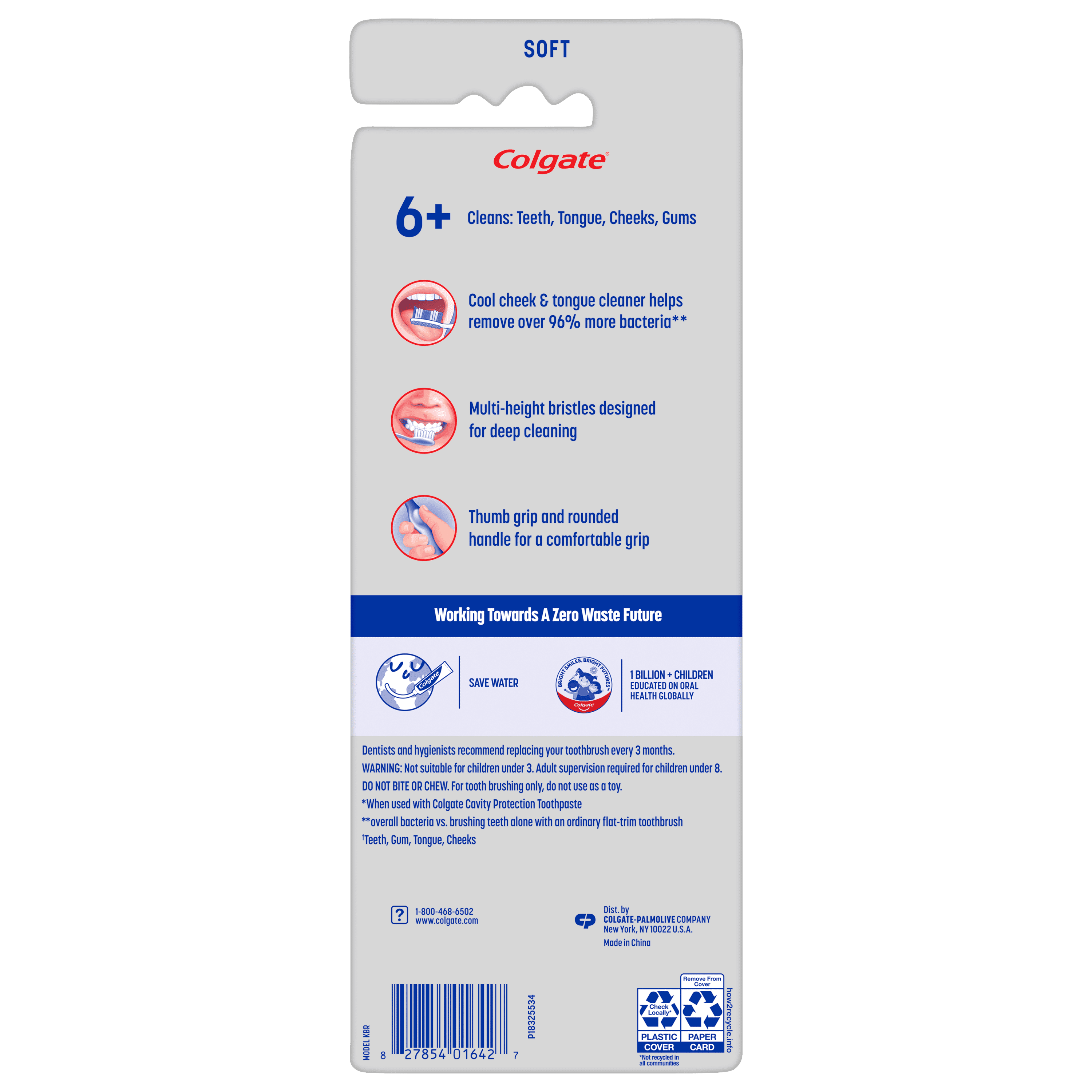Colgate Extra Soft Kids Advanced Cavity Fighter Toothbrushes 4ct, for Ages 6+