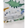 thumbnail image 6 of Bellafa 100% Cotton Baby Boys Long Sleeve Bodysuit Dinosuar Truck Baby Romper Infant Boy's Sung Fit Onesies-2 Piece, 6 of 8
