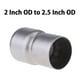 thumbnail image 2 of Adaptador de de motocicleta Conector reductor Tubo de 2.4 "-2", 2 of 6
