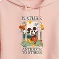 thumbnail image 3 of Disney Standard - Nature The Antidote To Stress - Juniors Cropped Pullover Hoodie, 3 of 5