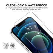 3-PACK Qixxronics iPhone 16e Screen Protector Tempered Glass Screen Protector for iPhone 16e, Bubble Free