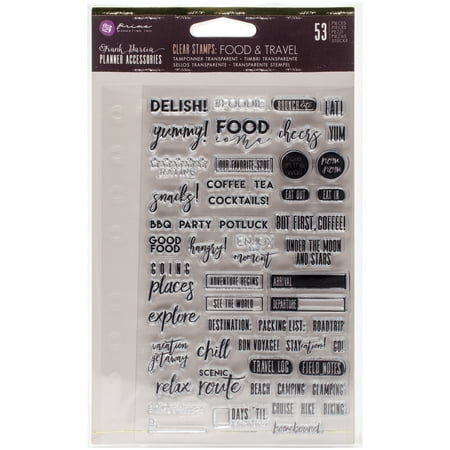 Prima Marketing Clear Stamp - My Prima Planner Clear Stamps -Frank Garcia Food & Travel