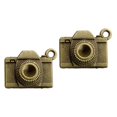 thumbnail image 1 of GUOOL 6x10Pcs Antique Brass Charms Pendant Finding Jewelry Making DIY Craft Camera, 1 of 9