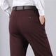 thumbnail image 5 of Pantalones de traje de hombre con cremallera y bolsillo, rectos, de tubo, de color liso, de poliéster, 5 of 9