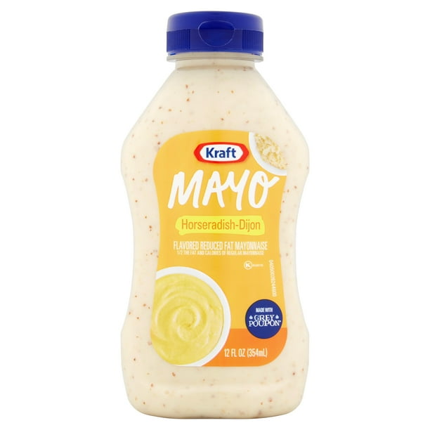 Kraft Mayo Sandwich Shop Horseradish Dijon Mayonnaise, 12 oz Walmart