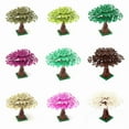 thumbnail image 4 of Big Tree Boulevard Build Bricks Tree Sets Construction MOC Blocks Plant Natural City Street View Park Jungle Christmas Toys Kids Small Tree White, 4 of 6