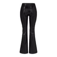 thumbnail image 4 of Gibobby pantalones anchos mujer Pantalones acampanados de mujer en varios colores Micro Slim (Negro, L), 4 of 5