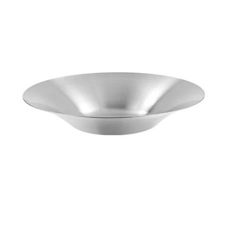 

Stainless Steel Plate for Eating Stainless Steel Dish Round Dish Plate Cuisine Storage Plate