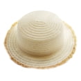 thumbnail image 1 of Lojalitet 56-58 cm circunferencia del sombrero sombrero de paja para mujer sombrero para el sol protector solar sombrero de copa plano al aire libre sombrero de playa sombrero para el sol plegable, 1 of 5
