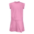 thumbnail image 6 of Shinyii Girls Casual Athletic Outfits Solid Cap Sleeve Tee Skort Set, 2-Piece, Sizes 2-8, 6 of 8
