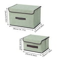 thumbnail image 3 of Boîtes de Rangement Pliables avec Couvercles en Tissu Lavable, 3 of 7