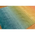 thumbnail image 6 of Liora Manne Arca Ombre Indoor Area Rug Rainbow 100% Wool Hand Loomed 5x8, 6 of 6