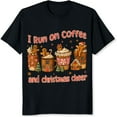 thumbnail image 2 of 100% Cotton I Run On Coffee And Christmas Cheer Holiday Mug Gingerbread House Christmas Sweatshirt For Women Men Funny Xmas Gift Shirt, 2 of 5
