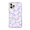 thumbnail image 1 of Purple Smiley Face Case Compatible with iPhone 14 Pro,Unique Art Design TPU Shock-proof Full Cover, 1 of 5