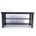 thumbnail image 3 of Bamboo Shoe Rack Bench, 3-Tier Shoe Organizer Storage Shelf for Entryway Hallway Bathroom Living Room (Coffee), 3 of 9