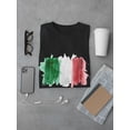 thumbnail image 3 of Brush Painting Of Italy Flag Tee Men's -Image by Shutterstock, 3 of 4