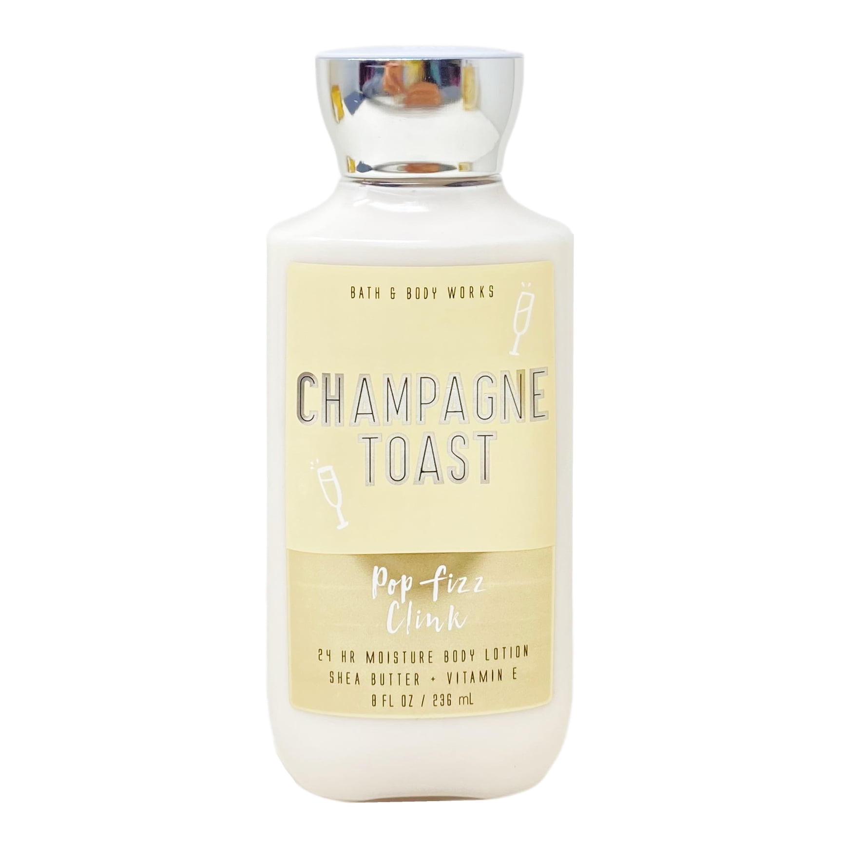 Bath and Body Works Champagne Toast Pop Fizz Clink 24 Hour Moisture Body  Lotion Bundle - Pack of 2 