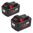 thumbnail image 1 of Batería de repuesto Aoasur 9.0Ah 18V para Milwaukee M-18, 1 of 7