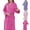 Hot Pink, variant on Sakmal Waffle Robes for Women Plus Size Lightweight Long Sleepwear for Women Pink Soft Women's Robe XL