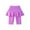 Light Purple, variant on EHRWE Kids Girl Boy Pants Girls Knee Length Leggings With Skirt Kids Ruffle Skirt Pants Stretchy Athletic Pants Streetwear