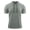 Light Gray #008, variant on Mens Short Sleeve Hooded Shirt Casual Athletic Quick Dry Breathable Tops Summer Gym Workout Hoodies with Pockets