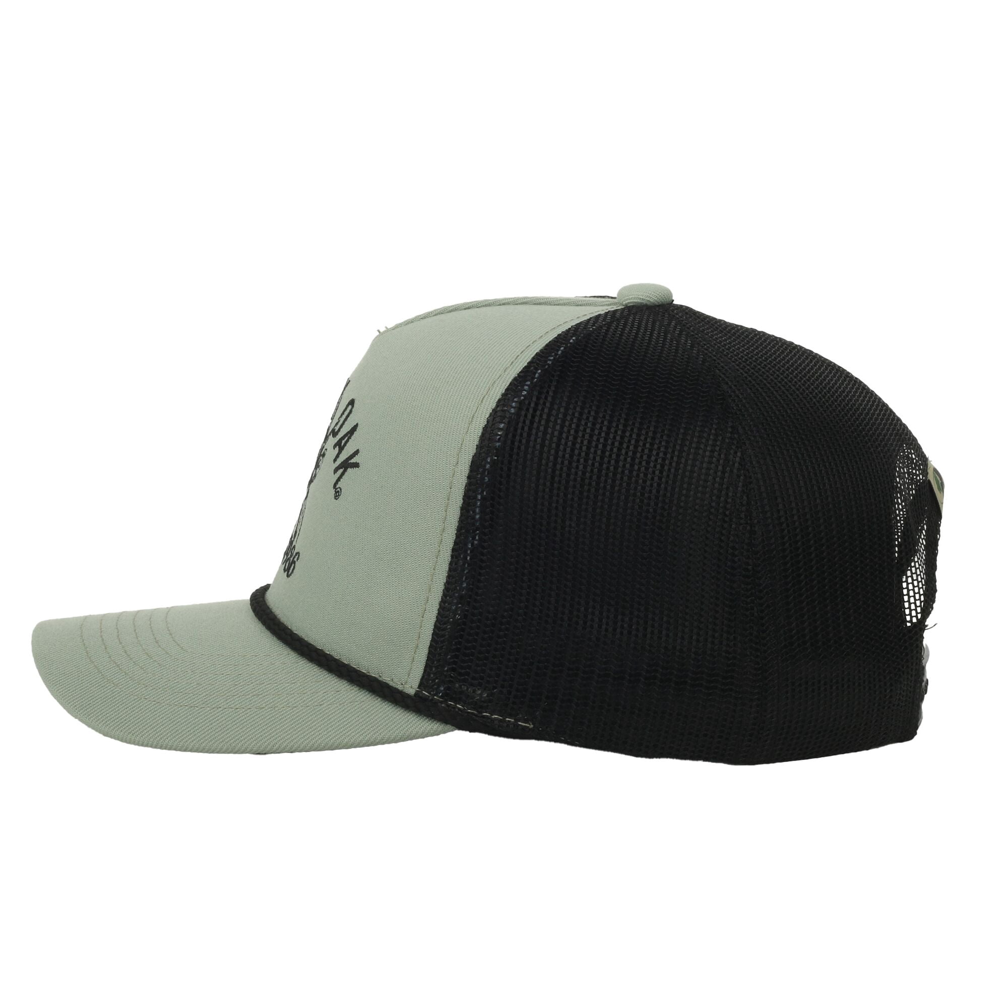 Mossy Oak® Pistachio 5-Panel Cap – Structured Mesh Back, Embroidered Logo, One Size
