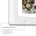 thumbnail image 3 of ArtToFrames 31.5x23.6 Inch - 80x60 CM White Puzzle Frame for 1500 piece Puzzles.1.25 Inch Custom MDF Puzzle Frames, White - Comes with Economy Acrylic, 3 of 7